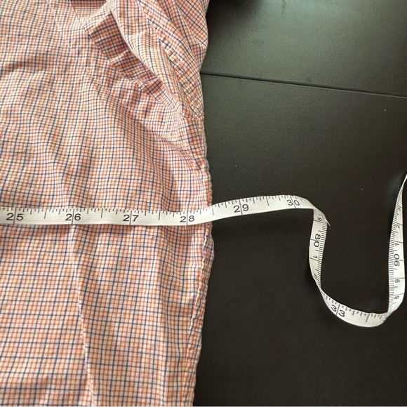 POLO Ralph Lauren Button Down Shirt Men's Blake 100% Cotton Orange Blue Sz XL - Picture 6 of 8